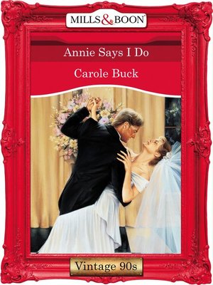 cover image of Annie Says I Do
